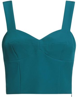 Rebel Queen Top Polyester, Elastane - Blue