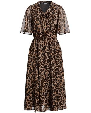 KARL LAGERFELD Midi Dress - Brown