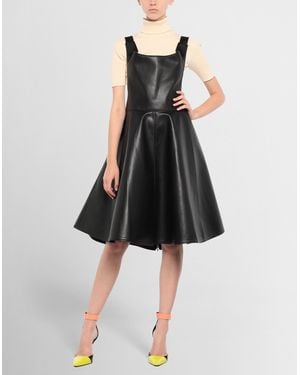 Junya Watanabe Midi Dress Textile Fibers, Nylon - Black