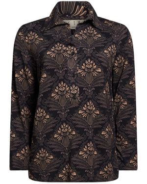 Siyu Polo Shirt Viscose, Elastane - Black