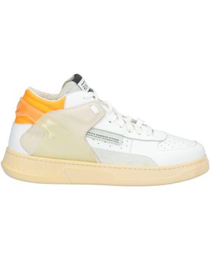 RUN OF Sneakers Leather, Rubber - White