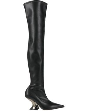 Casadei Boot Leather - Black