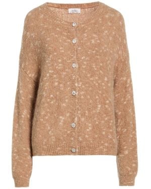 Motel Cardigan Acrylic, Polyamide, Mohair Wool, Wool, Elastane - Natural