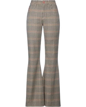 Jacob Cohen Ivory Pants Polyester, Viscose, Wool, Synthetic Fibers, Elastane - Gray