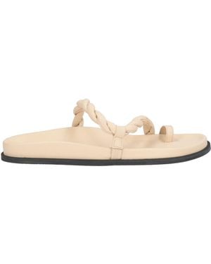 Elena Iachi Thong Sandal Leather - White