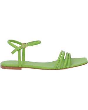 Gianvito Rossi Lime Sandals Leather - Green