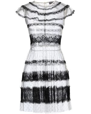 RED Valentino Mini Dress Polyester - Grey