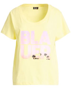 Blauer T-Shirt Cotton - Yellow