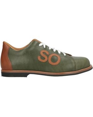 HANDMACHER Lace-Up Shoes Leather - Green