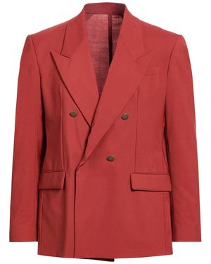 MARSĒM Blazer Virgin Wool, Polyester, Elastane - Red