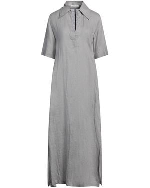 Kangra Maxi Dress Linen - Grey