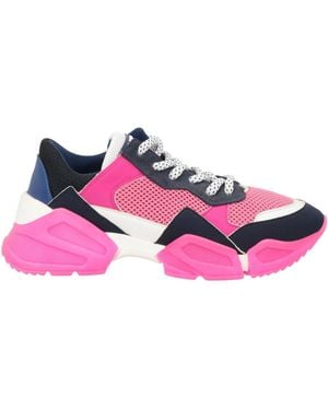Elisabetta Franchi Sneakers Leather, Textile Fibers - Pink