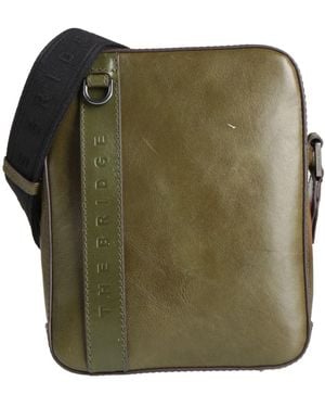 The Bridge Military Cross-Body Bag Cowhide - Green