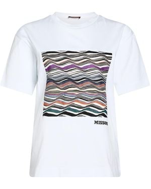 Missoni T-Shirt Cotton - White