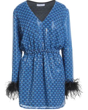 FACE TO FACE STYLE Mini-Kleid - Blau