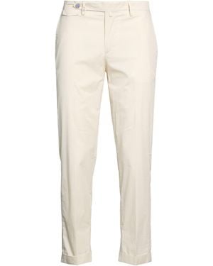 Barbati Cream Trousers Cotton, Polyamide, Elastane - Natural