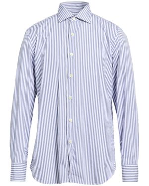 Finamore 1925 Shirt Cotton - Blue