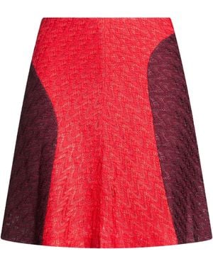 Missoni Mini Skirt Wool, Viscose - Red