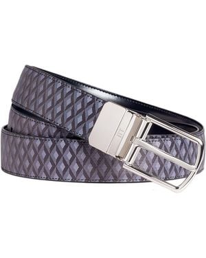 dunhill Belt Soft Leather, Metal - Blue