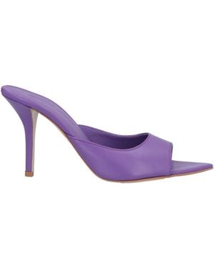 Gia Borghini Sandals Leather - Purple