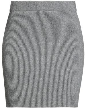Haveone Mini Skirt Viscose, Polyester, Polyamide - Gray