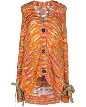 N°21 Cardigan Cotton, Viscose - Orange