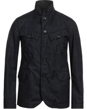 EMPORIO ARMANI for C.P. COMPANY Jacket Wool, Polyurethane Resin - Black