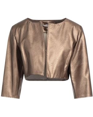 Rinascimento Jacket Viscose, Polyurethane - Brown