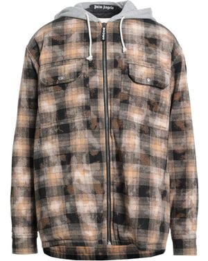 Palm Angels Jacket Cotton, Polyester - Natural