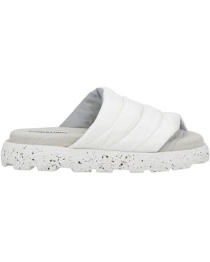 PIUMESTUDIO Sandals Textile Fibers - White
