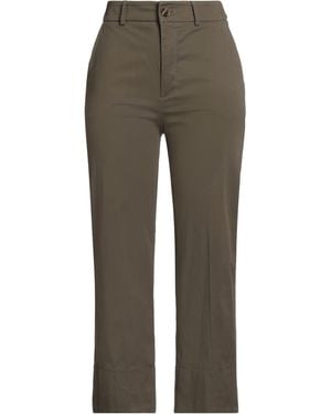 Rebel Queen Military Trousers Cotton, Elastane - Grey