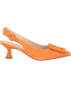 Status Pumps Leather - Orange