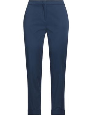 Etro Pants Cotton, Elastane - Blue