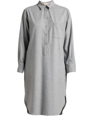 Purotatto Midi Dress Viscose, Polyester, Elastane - Gray