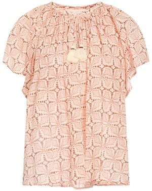 Vanessa Bruno Top Viscose, Cotton - Pink