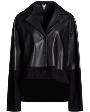 Loewe Jacket Lambskin, Goat Skin - Black