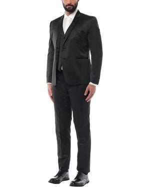 Brian Dales Suit Wool, Viscose - Black