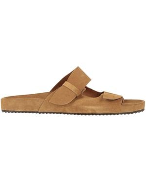 Ancient Greek Sandals Khaki Sandals Leather - Brown