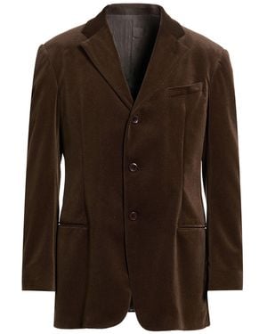 Armani Collezioni Dark Blazer Polyester - Brown
