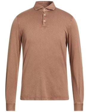 Fedeli Polo Shirt Organic Cotton - Brown