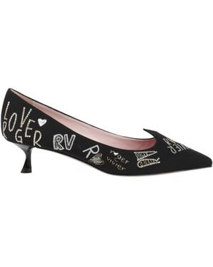 Roger Vivier Pumps Textile Fibers - Black