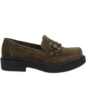 Epoche' Xi Loafers Leather - Brown
