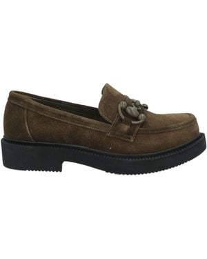Epoche' Xi Loafers Leather - Brown