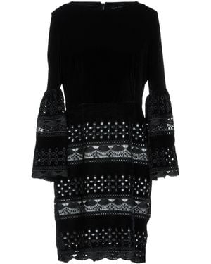 Nora Barth Mini Dress Polyester, Elastane - Black