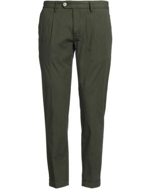 TWENTY-ONE by ANTONIO CARNEVALE Trouser - Green