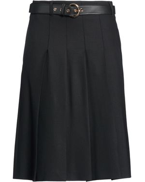 Max Mara Midi Skirt Virgin Wool, Elastane - Black