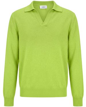 Laneus Lime Jumper Merino Wool, Cashmere - Green