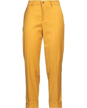 Berwich Marigold Pants Polyester, Viscose, Elastane - Yellow