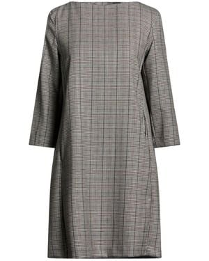 Liviana Conti Mini Dress Virgin Wool - Grey