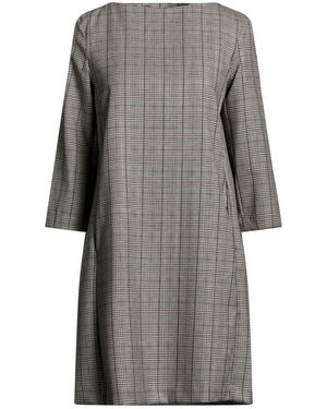 Liviana Conti Mini Dress Virgin Wool - Grey
